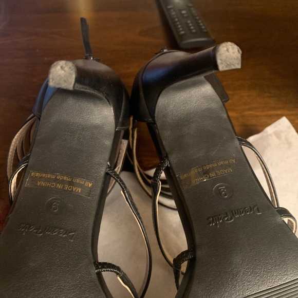 Black Strappy Heel Sandal - Picture 7 of 8